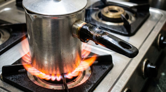 Moka Pot Handle Melting? Your Flame Is Too Wide (Fix in 10 Seconds)