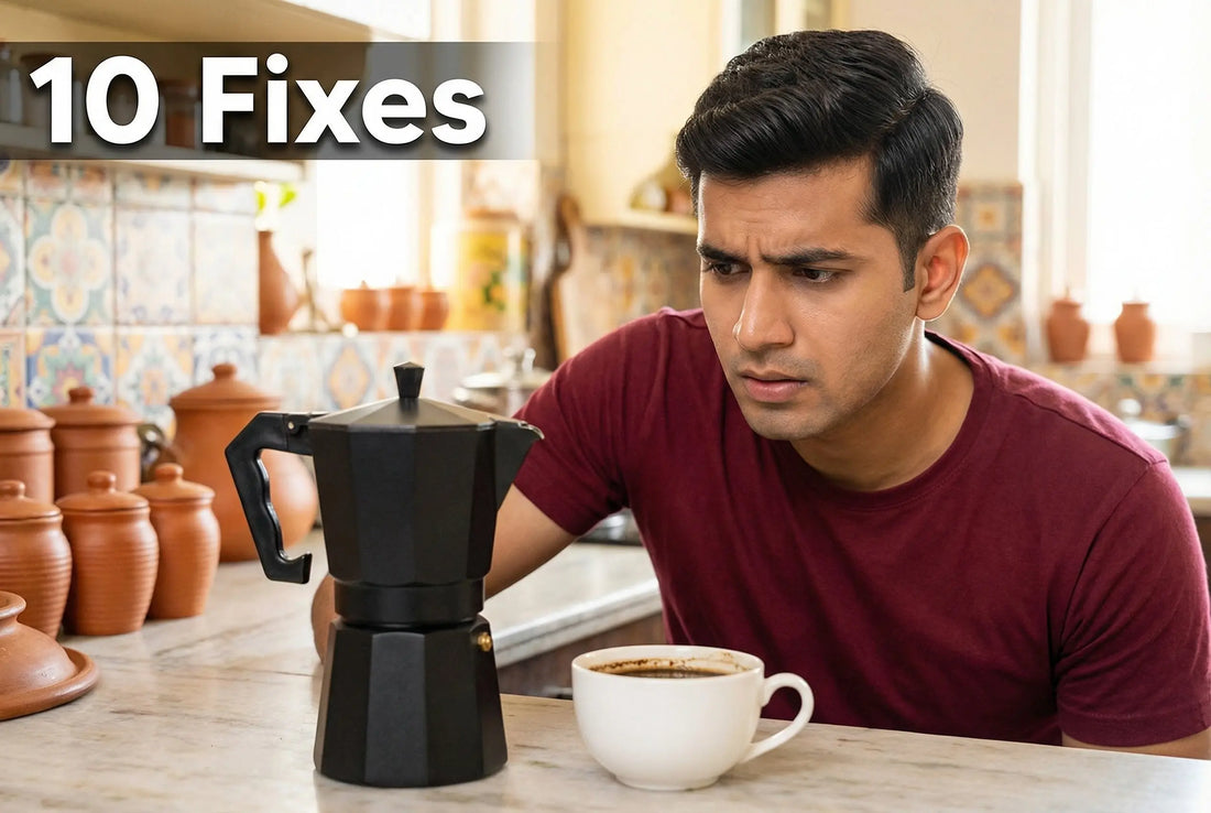 Moka Pot Problems Bitter Coffee Fixes - InstaCuppa Blog