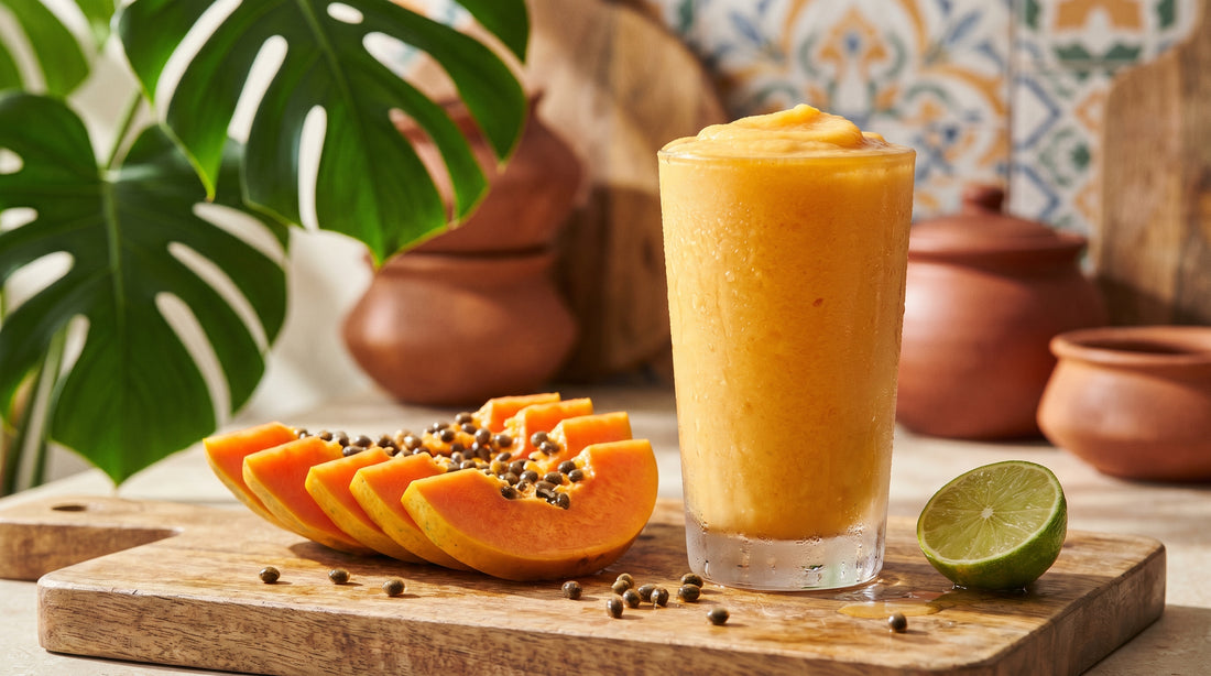 Papaya Smoothie - InstaCuppa Portable Blender Recipe