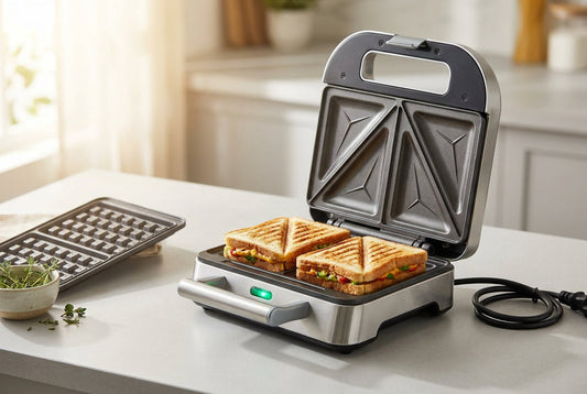 Sandwich maker buying guide — features to compare on an electric sandwich press in an Indian kitchen