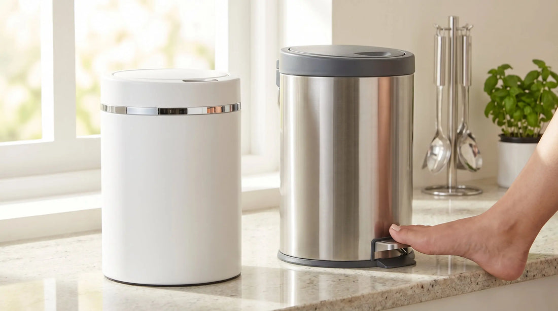 Sensor dustbin vs pedal dustbin comparison