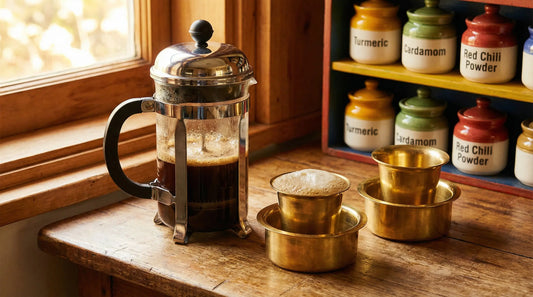 South Indian Filter Coffee in a French Press? Step-by-Step Kaapi Method