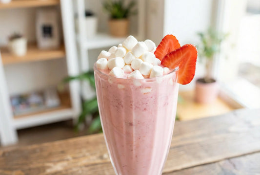 Strawberry Marshmallow Milkshake: Sweet and Frothy Dessert Shake — InstaCuppa