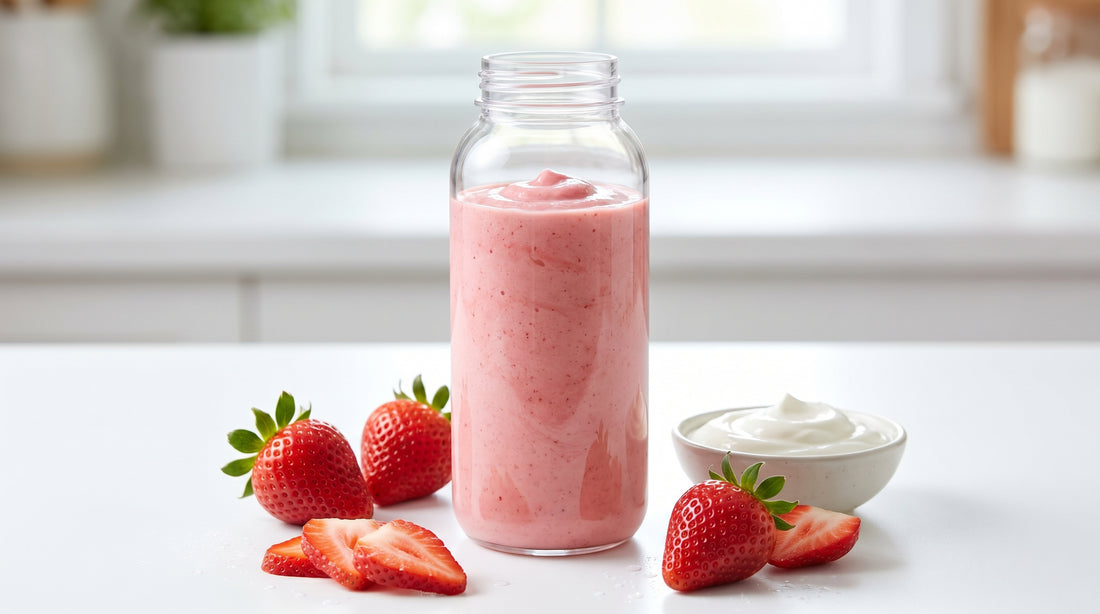 Strawberry Smoothie - InstaCuppa Portable Blender Recipe