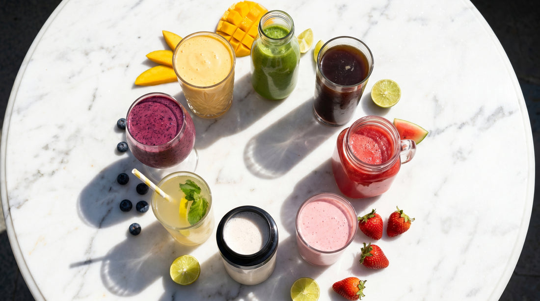Summer Drinks with a Portable Blender - InstaCuppa Portable Blender Recipe