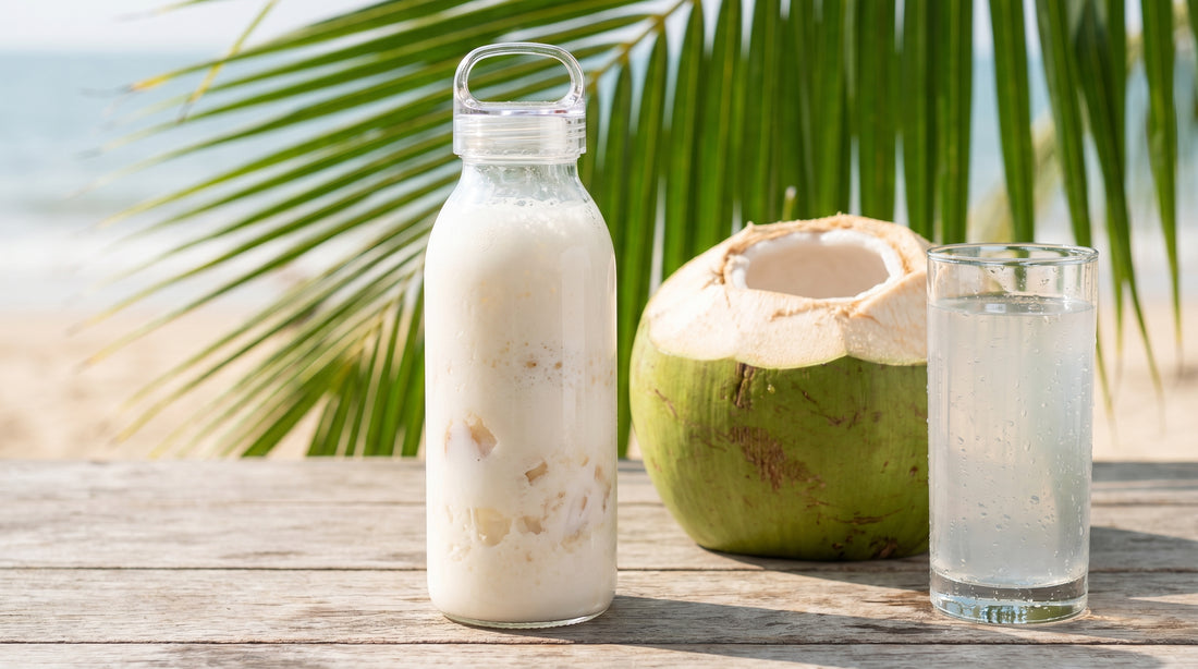 Tender Coconut Shake - InstaCuppa Portable Blender Recipe