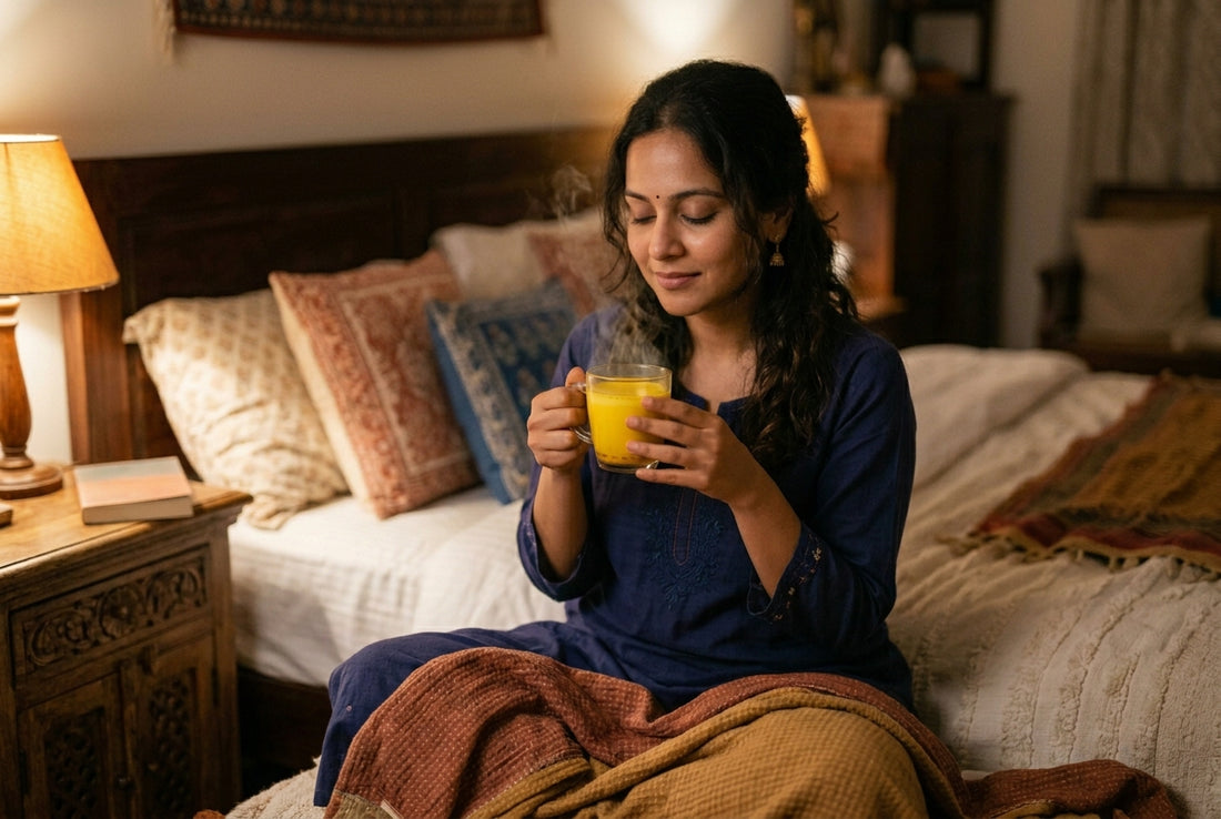 Turmeric Milk at Night: Why Drinking It Before Bed Actually Helps