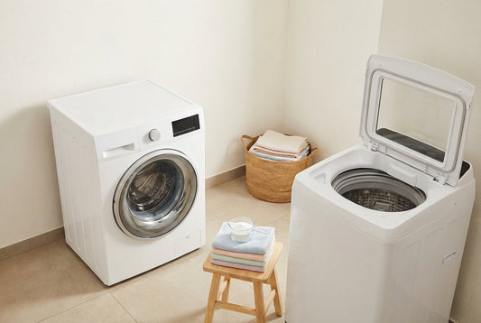 Washing machine front load vs top load comparison in an Indian home