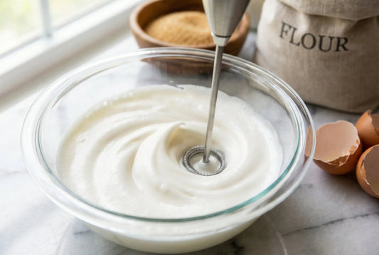 Whisk Egg Whites with Milk Frother: Baking Hack for Quick Whipping — InstaCuppa