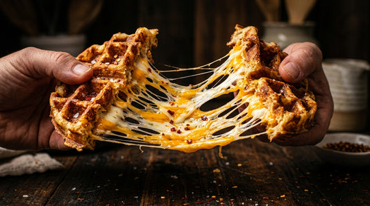 Cheese Waffle Recipe: Gooey, Crispy Cheese Burst in 5 Minutes