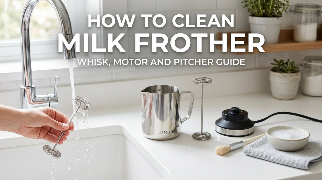 How to Clean a Milk Frother: Whisk, Motor & Pitcher Guide