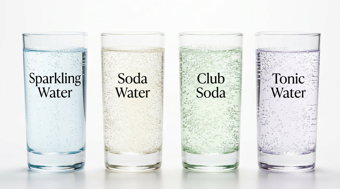 Club Soda vs Soda Water vs Sparkling Water Difference  InstaCuppa Store