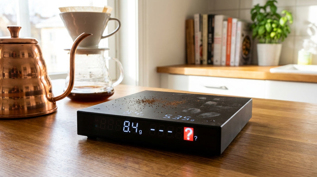 Coffee scale with inconsistent reading - troubleshooting