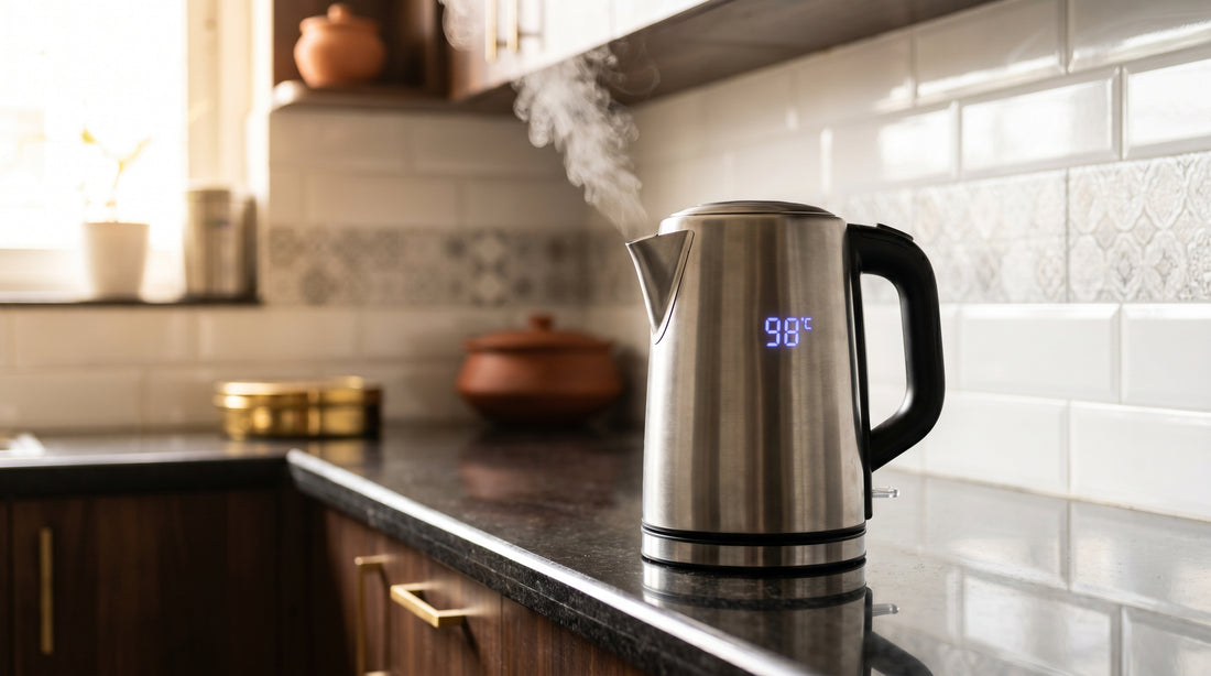 Electric kettle dispenser for Indian homes