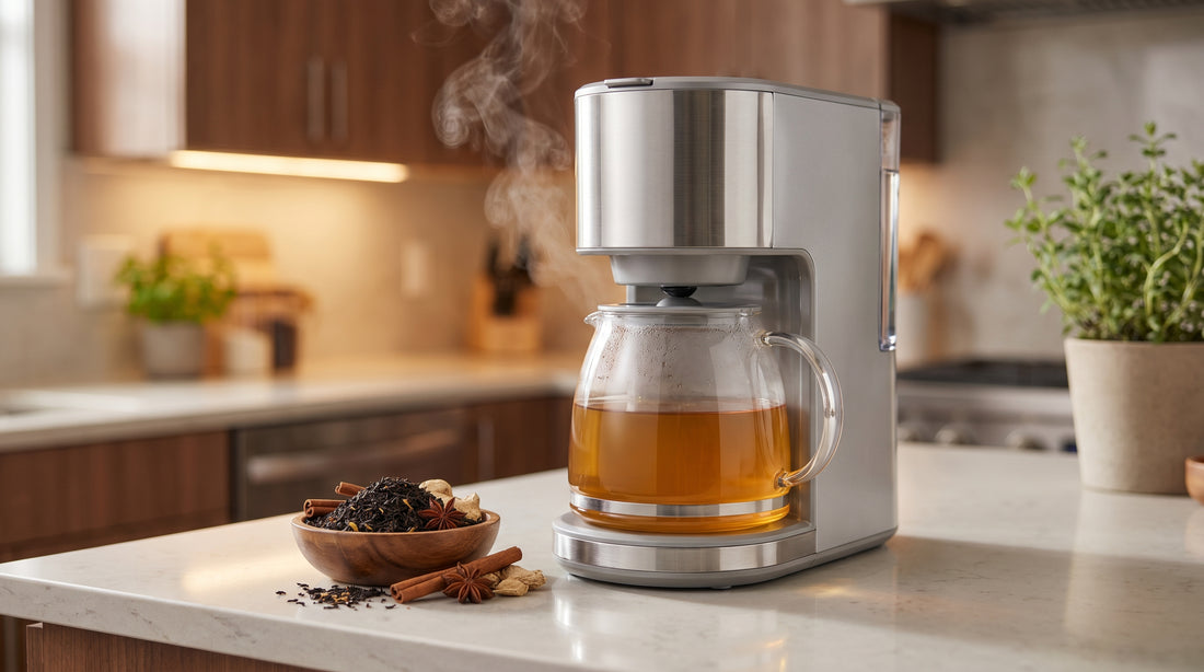 Automatic tea maker machine brewing chai