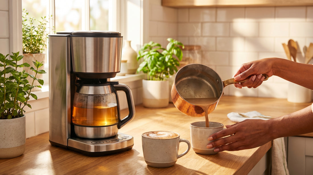 Automatic tea maker machine vs manual chai preparation