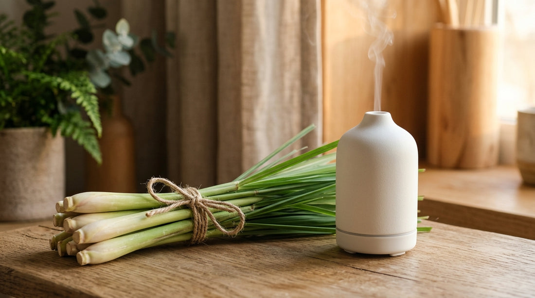 Lemongrass oil benefits for diffuser