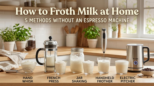 How to Froth Milk at Home: 5 Methods Without an Espresso Machine