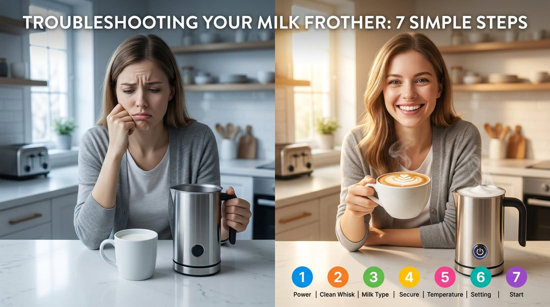 Milk Frother Not Working? 7 Fixes Before You Return It