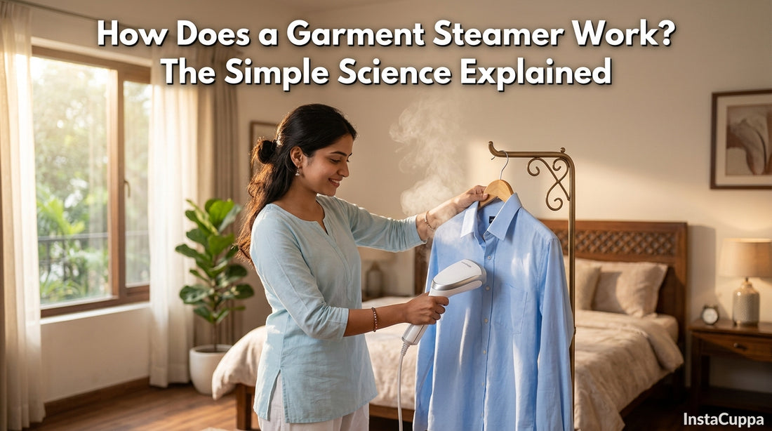 How Does a Garment Steamer Work? The Simple Science Explained - InstaCuppa garment steamer guide
