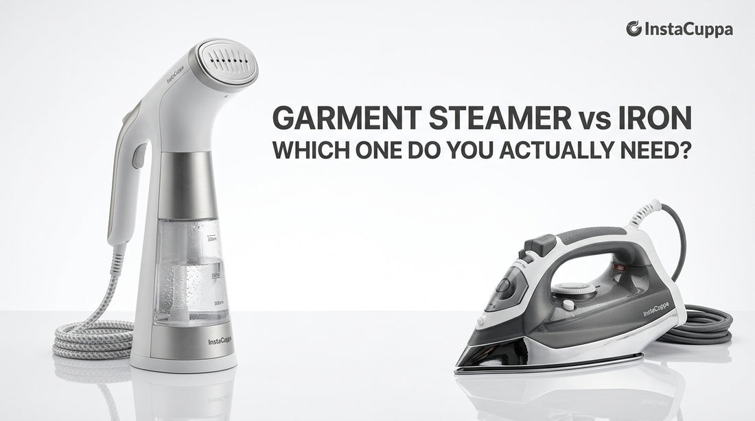Garment Steamer vs Iron: Which One Do You Actually Need? - InstaCuppa garment steamer guide