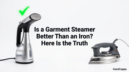 Is a Garment Steamer Better Than an Iron? Here Is the Truth - InstaCuppa garment steamer guide