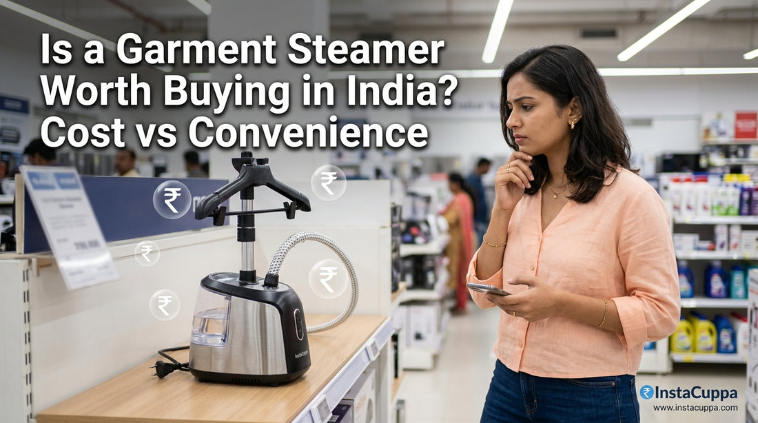 Is a Garment Steamer Worth Buying in India? Cost vs Convenience - InstaCuppa garment steamer guide