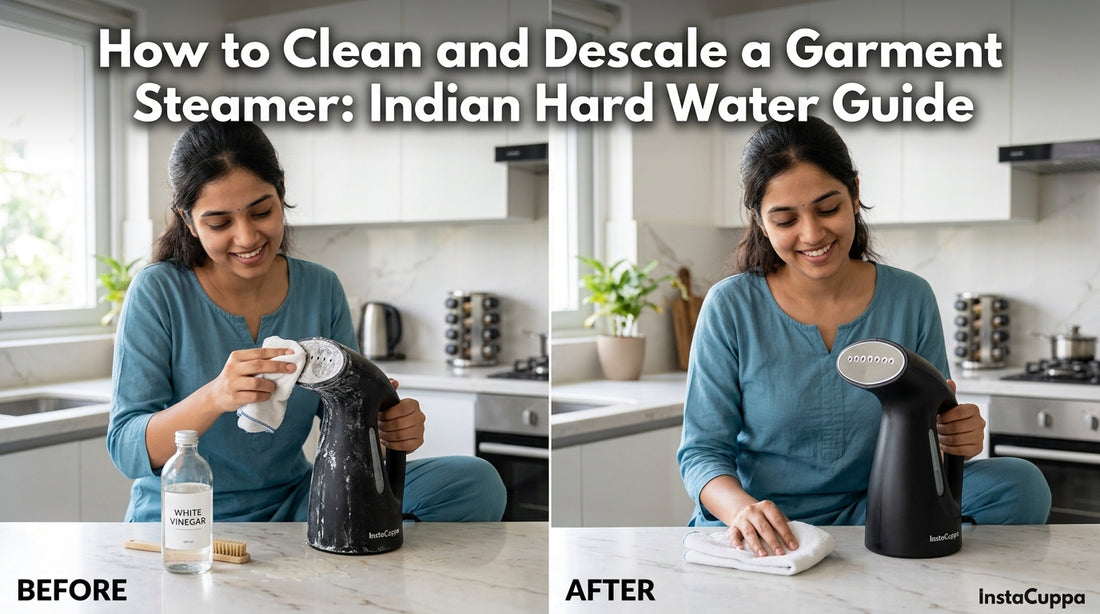 How to Clean and Descale a Garment Steamer: Indian Hard Water Guide - InstaCuppa garment steamer guide