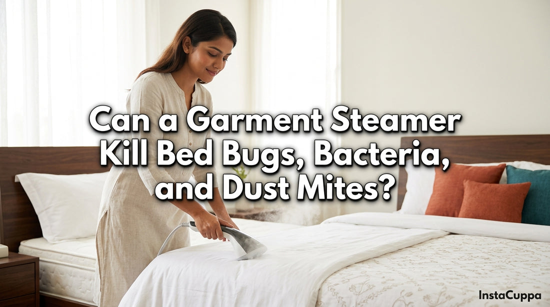 Can a Garment Steamer Kill Bed Bugs, Bacteria, and Dust Mites? - InstaCuppa garment steamer guide