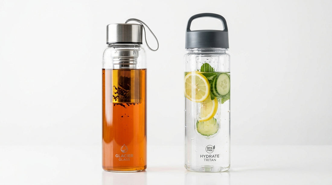 Glass vs Plastic Tea Infuser Bottle: Taste, Safety & Durability