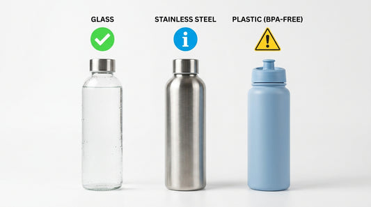 Glass vs Steel vs Plastic Bottle: Which Is Healthiest? Honest Guide