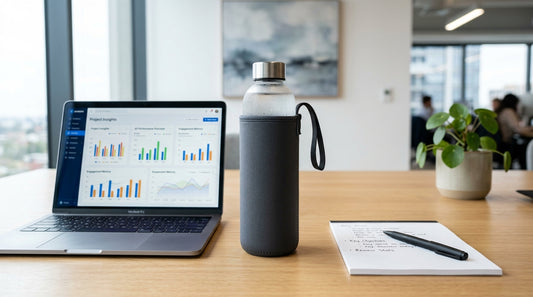 Glass Water Bottle for Office: Professional, Clean & Chemical-Free