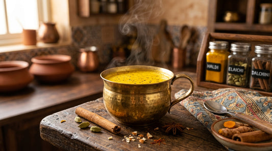 Haldi Doodh with Frother: Golden Milk Recipe in 2 Minutes