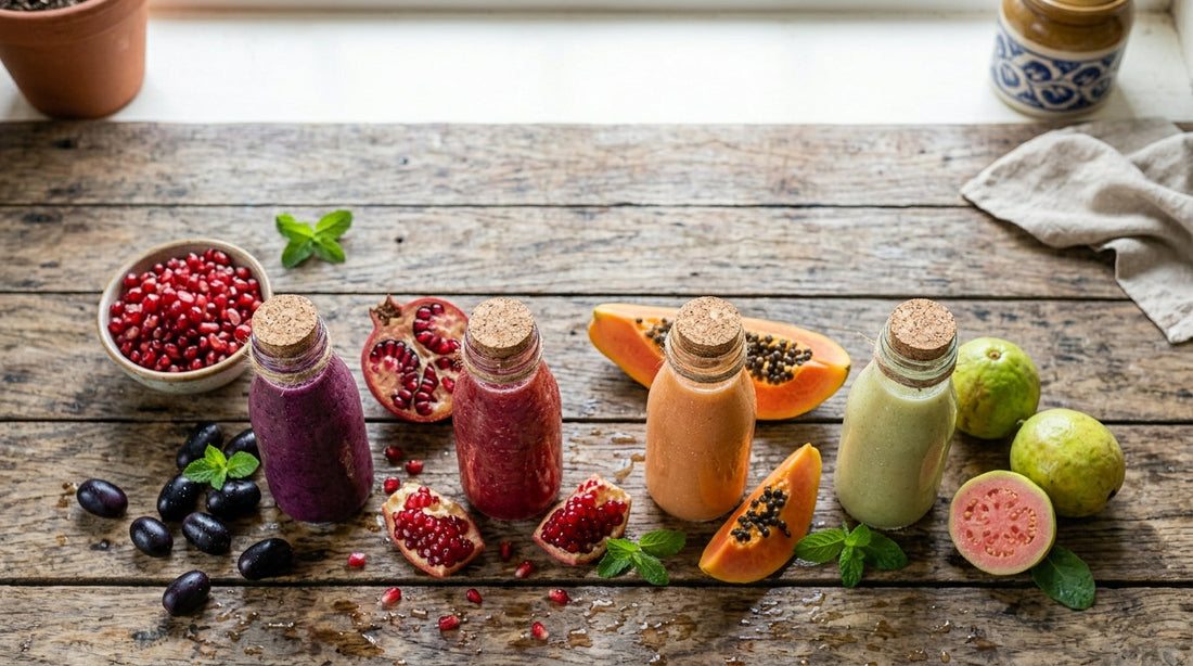 Monsoon smoothie recipes - 5 immunity boosters using seasonal Indian fruits