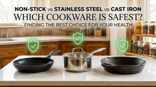 Non-Stick vs Stainless Steel vs Cast Iron cookware comparison for Indian kitchen