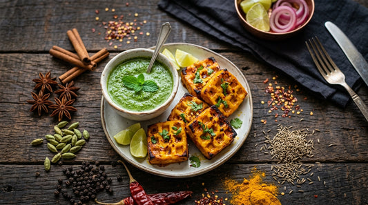 Paneer Tikka in a Waffle Maker: Smoky Snack Without a Tandoor