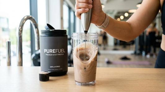 Protein Shake with Milk Frother: Lump-Free in 30 Seconds