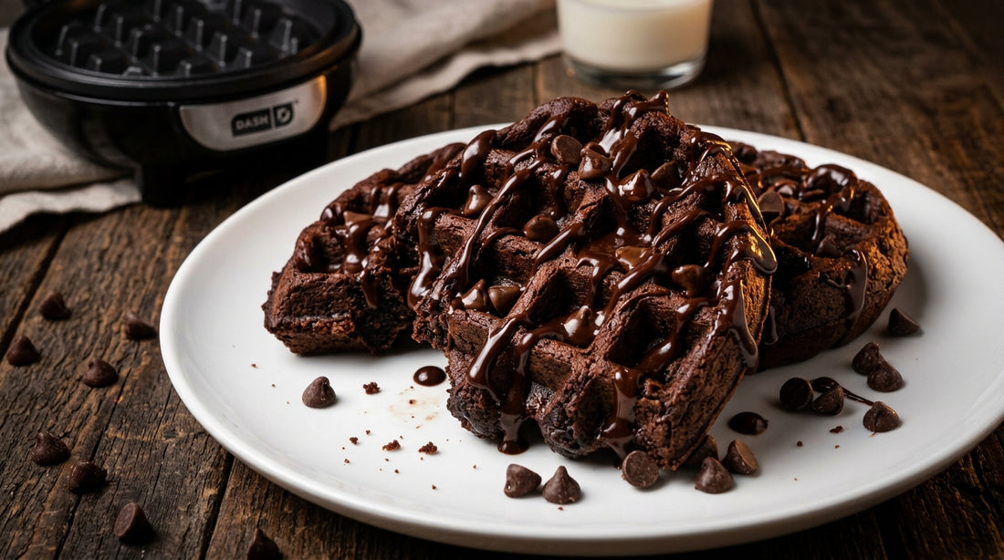 Waffle Maker Brownies: Fudgy Brownies in 3 Minutes Flat