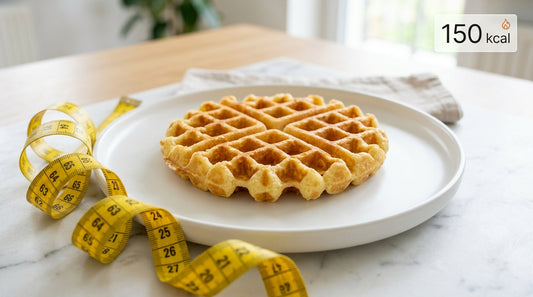 Waffle with measuring tape for weight loss