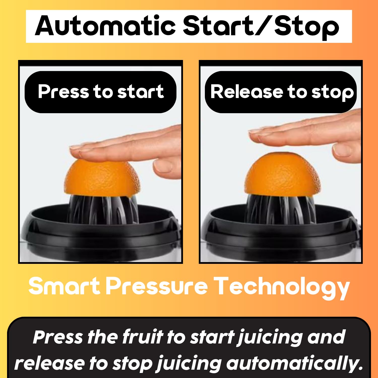 InstaCuppa Electric Citrus Juicer for Busy Moms | Quiet 40W Copper Motor | Dual Cones for Small & Large Fruits | BPA-Free | 1200ml Jar | Maximum Juice Extraction for Lemon, Orange & Sweet Lime