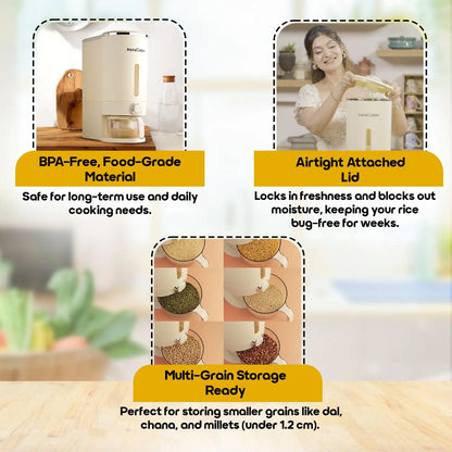 InstaCuppa bpa-free food grade plastic material durable construction, odorless and safe container, for healthy chemical-free food storage