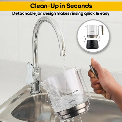 InstaCuppa Automatic Chai Maker with Auto Shut-Off - Make 400ML Indian Tea in 8-10 Minutes with No Spills or Mess, 4-in-1 Electric Brewer for Chai/Coffee/Boiling Milk/Frothing - Perfect for Busy Moms 