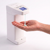 InstaCuppa Automatic Soap Dispenser, Touchless IR Sensor for Gel Handwash (Not for Foam or Sanitizers), LCD Display, 4 Dispense Levels, 3 AA Batteries Included, 350 ml