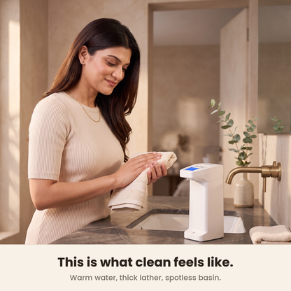 InstaCuppa Automatic Soap Dispenser - clean hands and a spotless basin · touchless · 350 ml