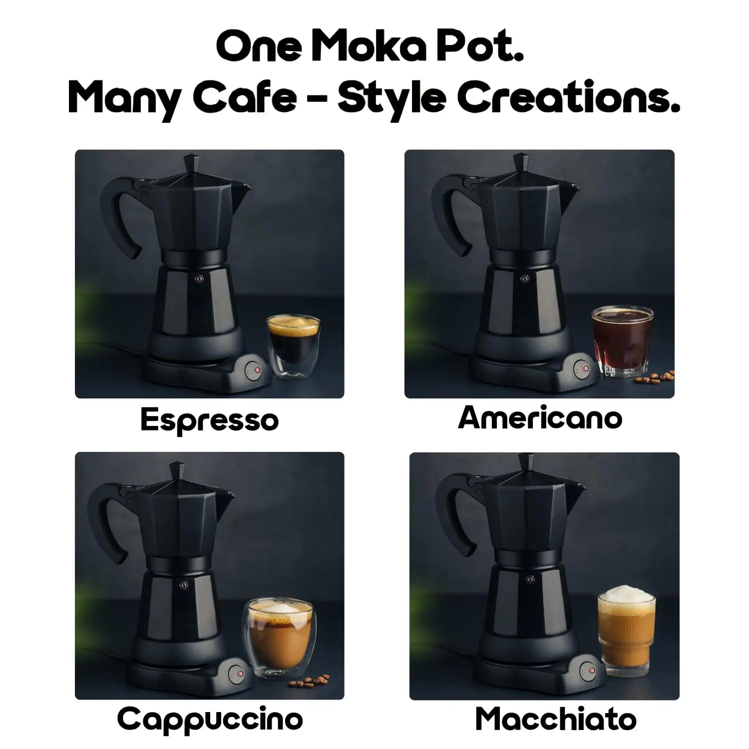 InstaCuppa InstaCuppa Electric Moka Pot Coffee Maker - Detail View 7
