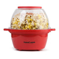 InstaCuppa Automatic Stirring Electric Popcorn Maker 450W | Automatic One-Button Non-Stick Popper | Large Transparent Lid as Serving Bowl | Butter & Seasoning Tray | Cool-Touch Base | Quick Healthy Snack Solution for Moms - InstaPop Stir + Butter Edition