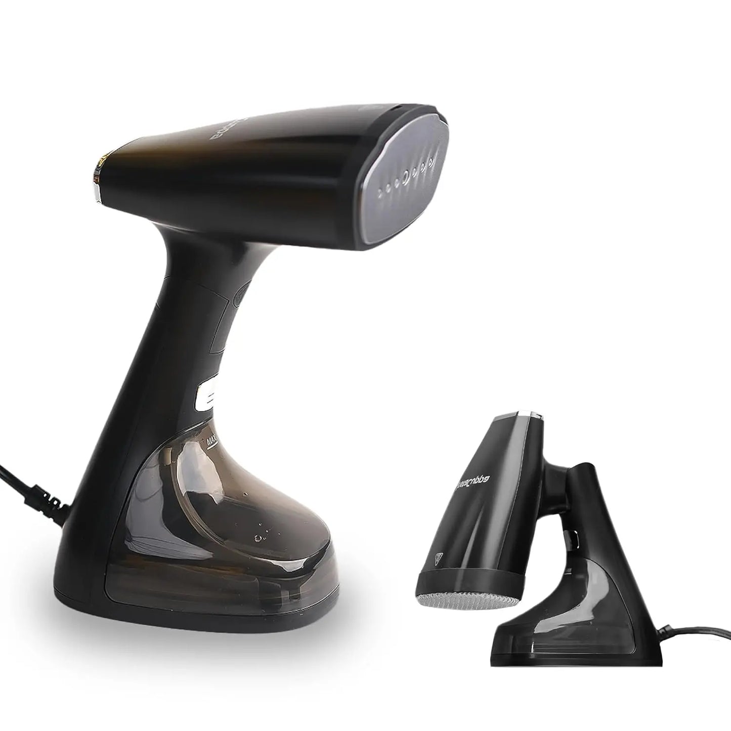 InstaCuppa Foldable Garment Steamer for Clothes, 30-Sec Preheat, Fast Wrinkle Removal 1800W Handheld Steam Iron, Safe for All Fabrics, Travel-Friendly & Portable, 2 Exclusive Accessories Included 