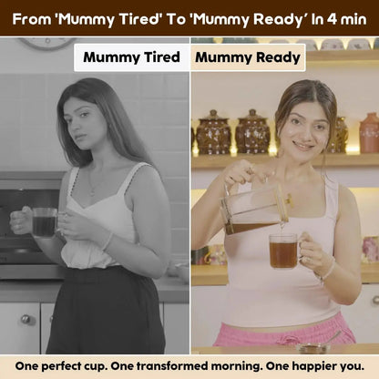 InstaCuppa French Press Coffee Maker & Tea Infuser 1000ml | 2-in-1 Borosilicate Glass Pot with Bamboo Lid | Fine Mesh Steel Plunger & 304 SS Filter | 1 Litre Capacity with Measurements 