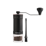InstaCuppa Manual Coffee Grinder Ceramic Burr with 40 Adjustable Bean Grind Settings - Fresh Grind for South Indian Filter Coffee, Moka Pot, French Press, Espresso, Pour Over, Cold Brew – Portable & Easy to Clean - InstaGrind Manual Pro