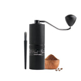 InstaCuppa Manual Coffee Grinder for Espresso with Stainless Steel Burr — 55 Adjustable Grind Settings, 2x Faster Grinding, Micro Precision for Espresso, AeroPress, Picopresso — InstaGrind Manual Pro Plus